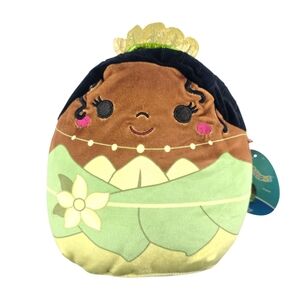 Squishmallows Disney Princess Tiana , Plush Toy, Kelly Toys, 8-inch